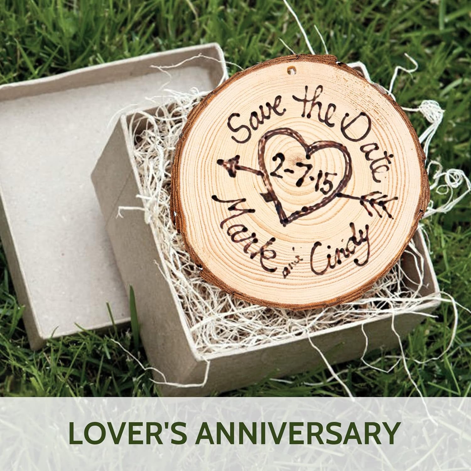 2.3-3.1 Inches Natural Wood Slices Set for Crafts - 25Pcs round Wood Discs with Pre-Drilled Hole for DIY Projects, Christmas Ornaments and Wedding Decoration