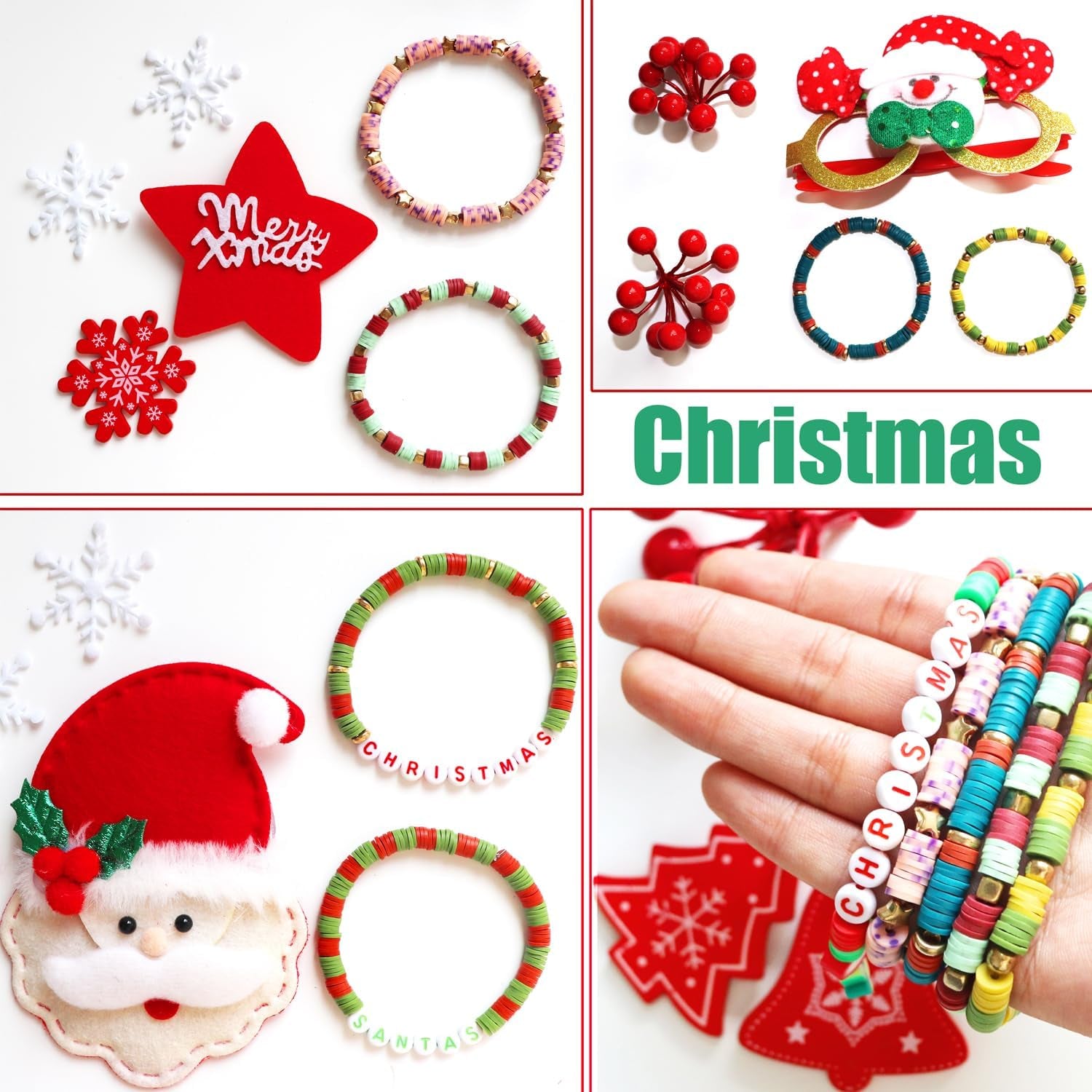 4300+ Clay Beads Bracelet Making Kit,24 Colors Flat Preppy Beads for Friendship Bracelets,Polymer Heishi Beads with Charms,Gifts Crafts Set for Girls 8-12