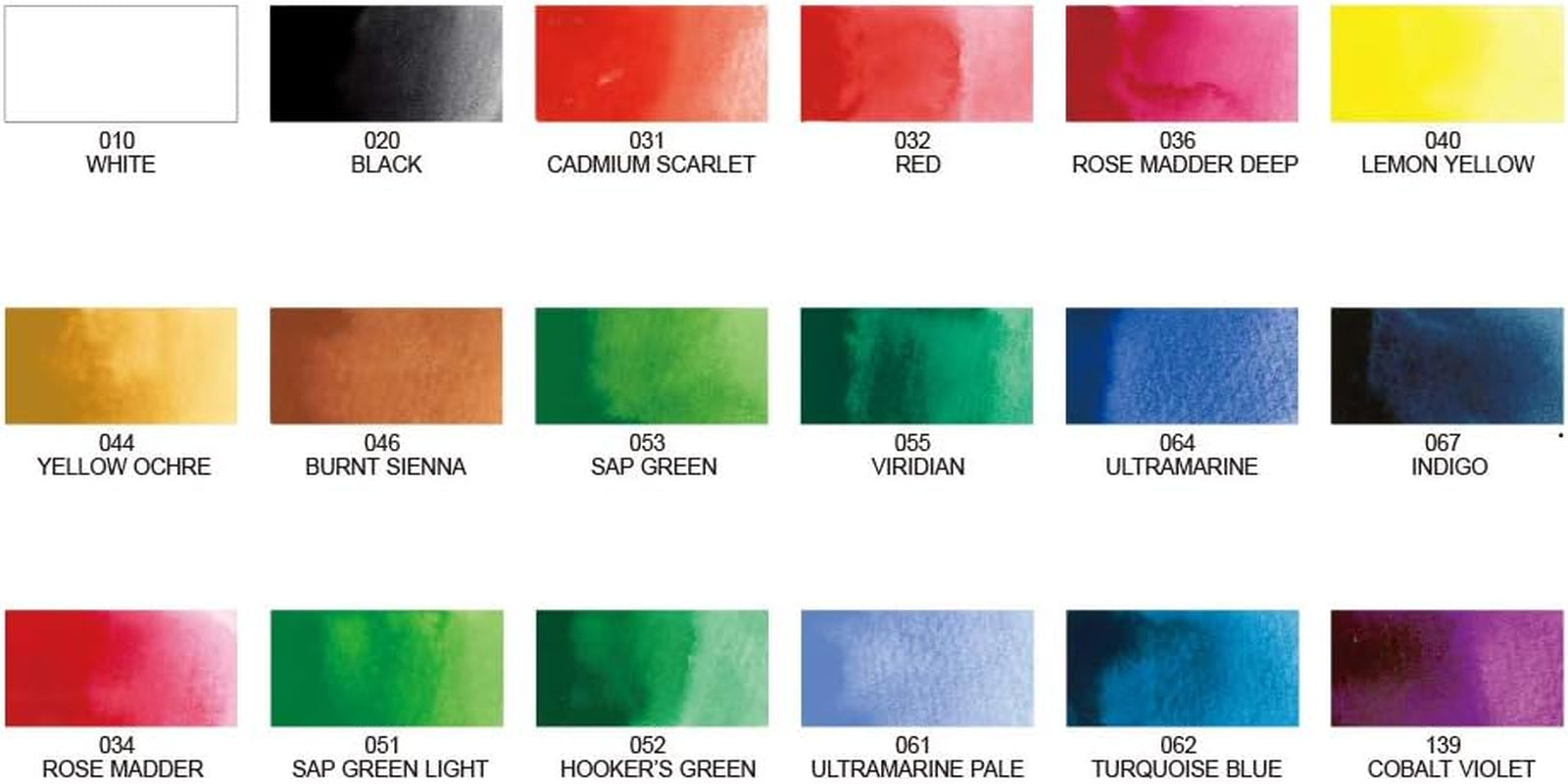 GANSAI TAMBI 18 Colors Set, Watercolor Paint Set, Professional-Quality for Artists and Crafters, Ap-Certified, for Adult, Made in Japan