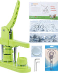 Button Maker Machine 58Mm - (3Rd Gen) Installation-Free 58Mm(2.25In) DIY Pin Badge Button Maker Press Machine Badge Punch Press with Free 100Pcs Button Parts&Pictures&Circle Cutter&Magic Book