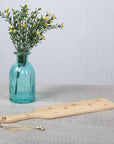 Bamboo Wood Paddle Lightweight Wooden Paddle with Airflow Holes, 13.3 Inch