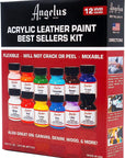 Acrylic Leather Paint Starter Kit by