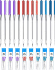 30 Pieces Sewing Machine Needles Universal Regular Point Machine Needles for Home Sewing Machine Compatible with Singer, Brother and Old Sewing Machine