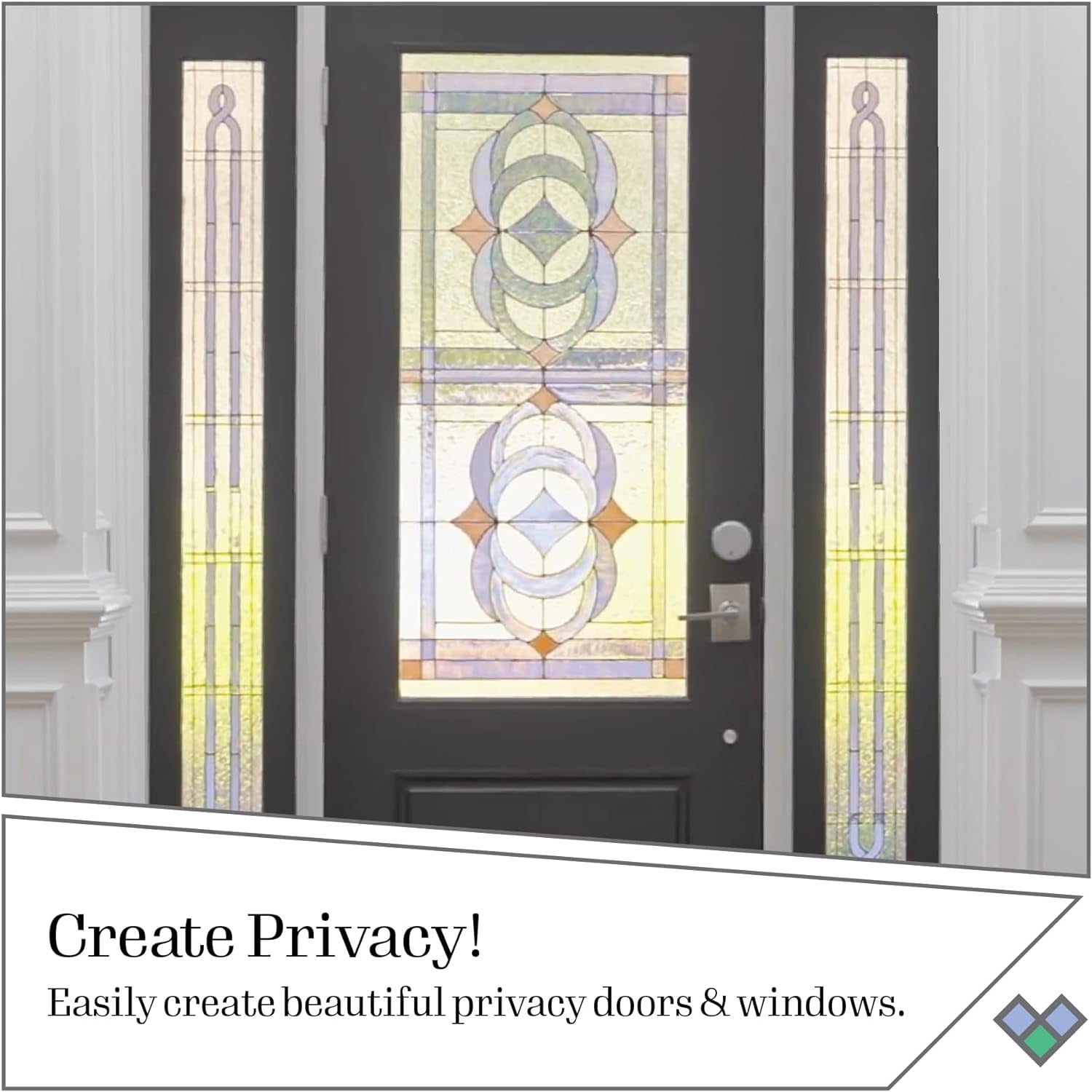 PROMOGGSTR22 Stained Glass Painting Starter Kit, 10 Piece Set Including 6 Colors, 1 Bottle of Liquid Leading, 2 Plastic Surfaces and 1 Pattern Pack of 20 Molds