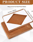 2 Pcs Heat Press Platen Wrap Cover, 12 X 15 Inch Heat Press Cover Heat Resistant Reusable Sheets Pad Mat Pillow for Sublimation Heat Press Machine