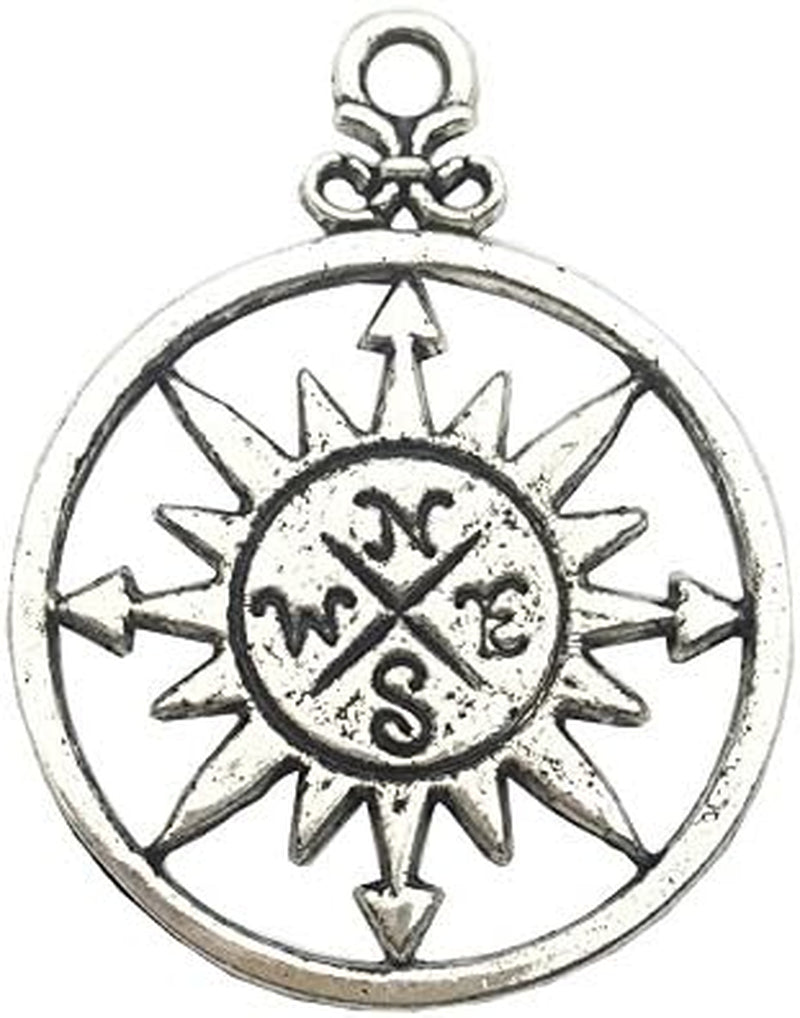 Nautical Charm Collection-50 Pcs Craft Supplies Nautical Ship Wheel Anchor Lig Charms Pendants for Crafting, Jewelry Findings Making Accessory for DIY Necklace Bracelet (M066)