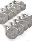 40 Pcs Silver Pendant Trays with 40 Pcs Transparent Glass Cabochons, round Pendant Bezels 1 Inch/25Mm for Photo Pendant Resin Craft Jewelry Making, Total 80 Pcs