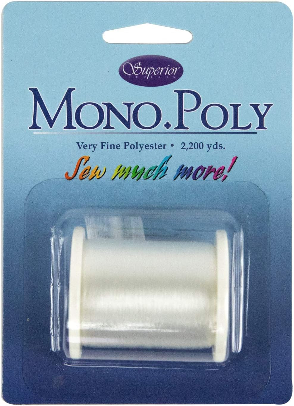 - Monopoly Reduced-Sheen Polyester Thread for Quilting and Invisible Applique, Smoke, 2,200 Yds.