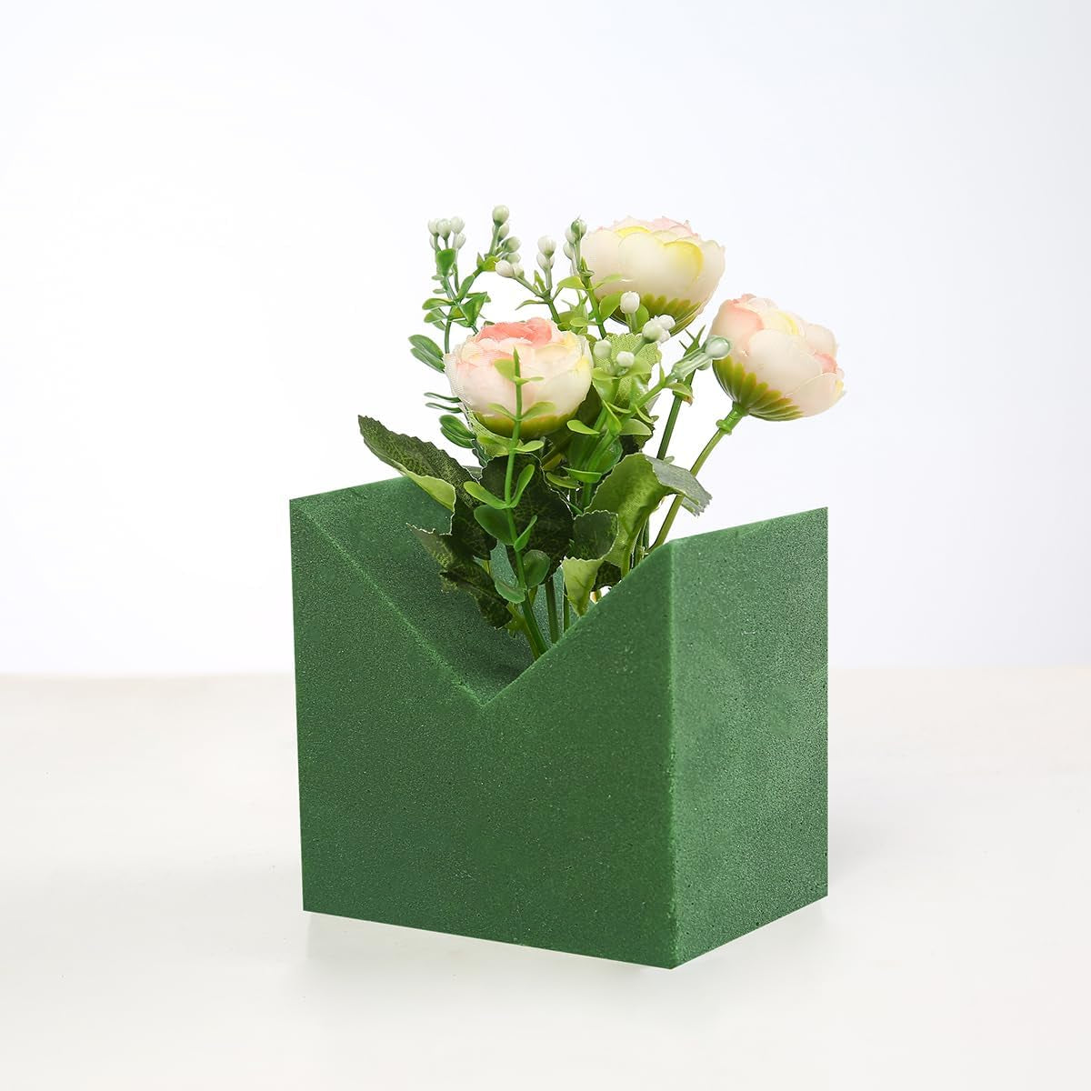 6Pc Wet Fresh Floral Foam Blocks Green Florist Foam Bricks for Spring Fresh Flower Arrangement and Crafts Supply 8.9(L) X 3.9(W) X 3(H)