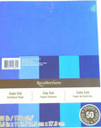 Cardstock Paper, 8 1/2" X 11" Cape Cod Blues - 50 Sheets