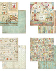 Stamperia Intl Scrapbooking Paper, Multi-Colored 10 Pack