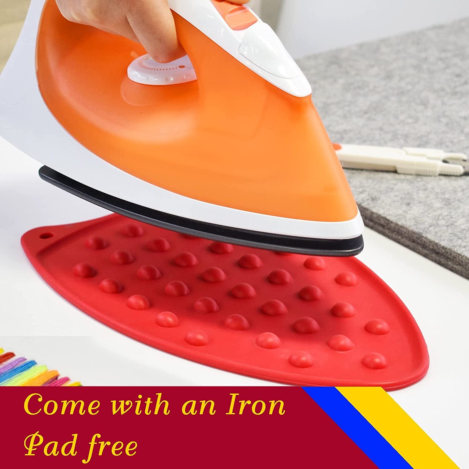 Wool Pressing Mat - 17" X 13.5" Quilting Ironing Pad - 100% New Zealand Felted Wool Iron Board for Quilters, Great for Quilting & Sewing Projects by