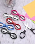 25 Pcs Folding Scissors Small Foldable Scissors Mini Travel Stainless Steel Portable Scissors Bulk Glasses Shaped anti Rust Sewing Cutter Shear for Christmas Nurse Week Gifts School Office Supplies