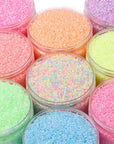 3000Pcs Uv Beads Color Changing Beads Glow Seed Beads 4Mm 6/0 Glass Beads Glow in the Dark Beads Luminous Seed Beads for Bracelets Jewelry Making DIY Crafts(4Mm, Multicolor)
