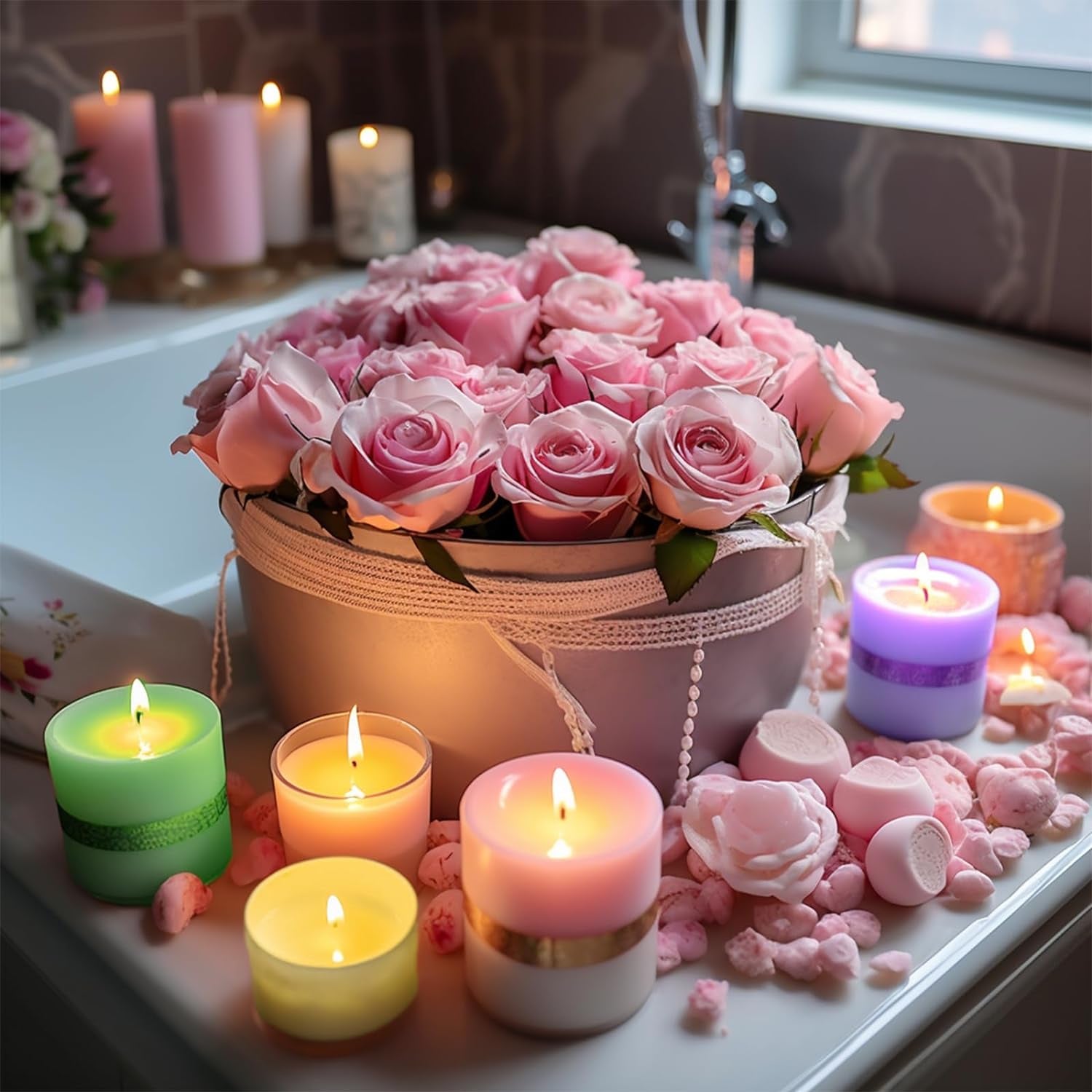 Candle Dye - 32 Colors Candle Wax Dye, Highly Concentrated Candle Color Dye, Oil-Based Liquid Candle Dye for Soy Wax, Candle Making - 5Ml Each