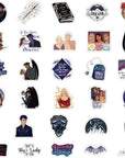 120Pcs Acotar Merchandise Stickers Pack, Book Graphic Vinyl Waterproof Sticker Decals for Water Bottle,Skateboard,Laptop,Phone,Journaling,Scrapbooking for Kids Teens Adults for Party Supply