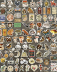 300 PCS Vintage Stickers, Aesthetic Stickers for Scrapbook Journaling Water Bottles Laptop, Scrapbooking Supplies Kit, Cottagecore Waterproof Vinyl Bullet Junk Journal Stickers for Adults Teens
