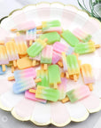 40 PCS 3D Ice-Lolly Flatback Resin Charm Assorted No Hole Beads for DIY Scrapbooking Embellishment Phone Case Decor Hair Clip Craft Jewelry Making Supplies