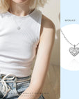 100Pcs Antique Silver Plated Hollow Lovely Heart Charms Pendant DIY Bracelets Necklace Jewelry Making Craft Wholesale 16Mmx14Mm(A285)
