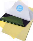 Tattoo Transfer Paper - 40 PCS Tattoo Stencil Paper, 4 Layers 8.5" X 11" A4 Size Tattoo Thermal Stencil Paper for Tattoo Transfer Kit Tattoo Supplies