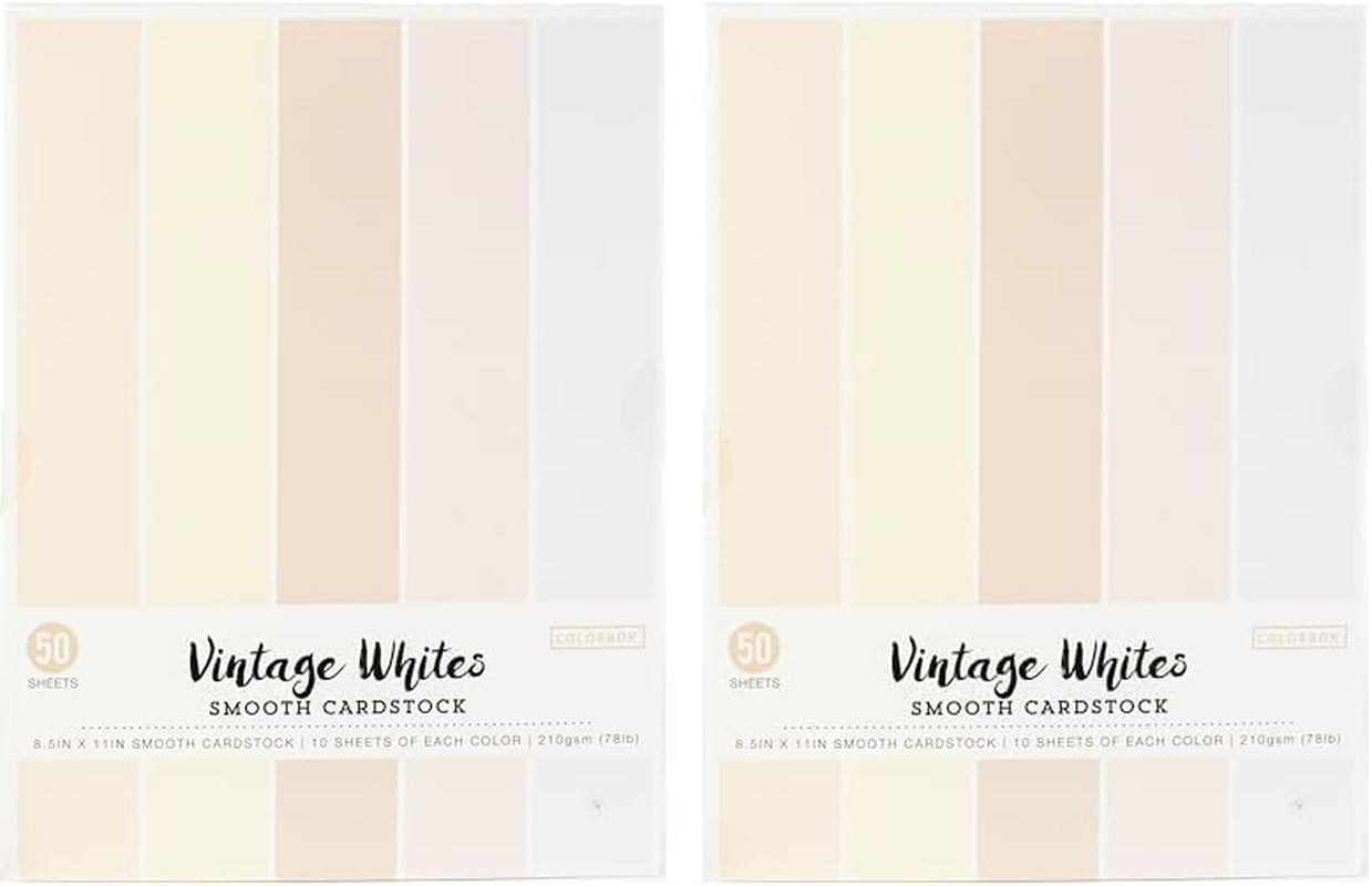 8.5In Smooth Cardstock Whites, Multi-Colored
