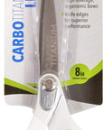 16935 8-Inch Heavy-Duty Lefty Carbo-Titanium Scissors for Office and Home, Straight (16935)