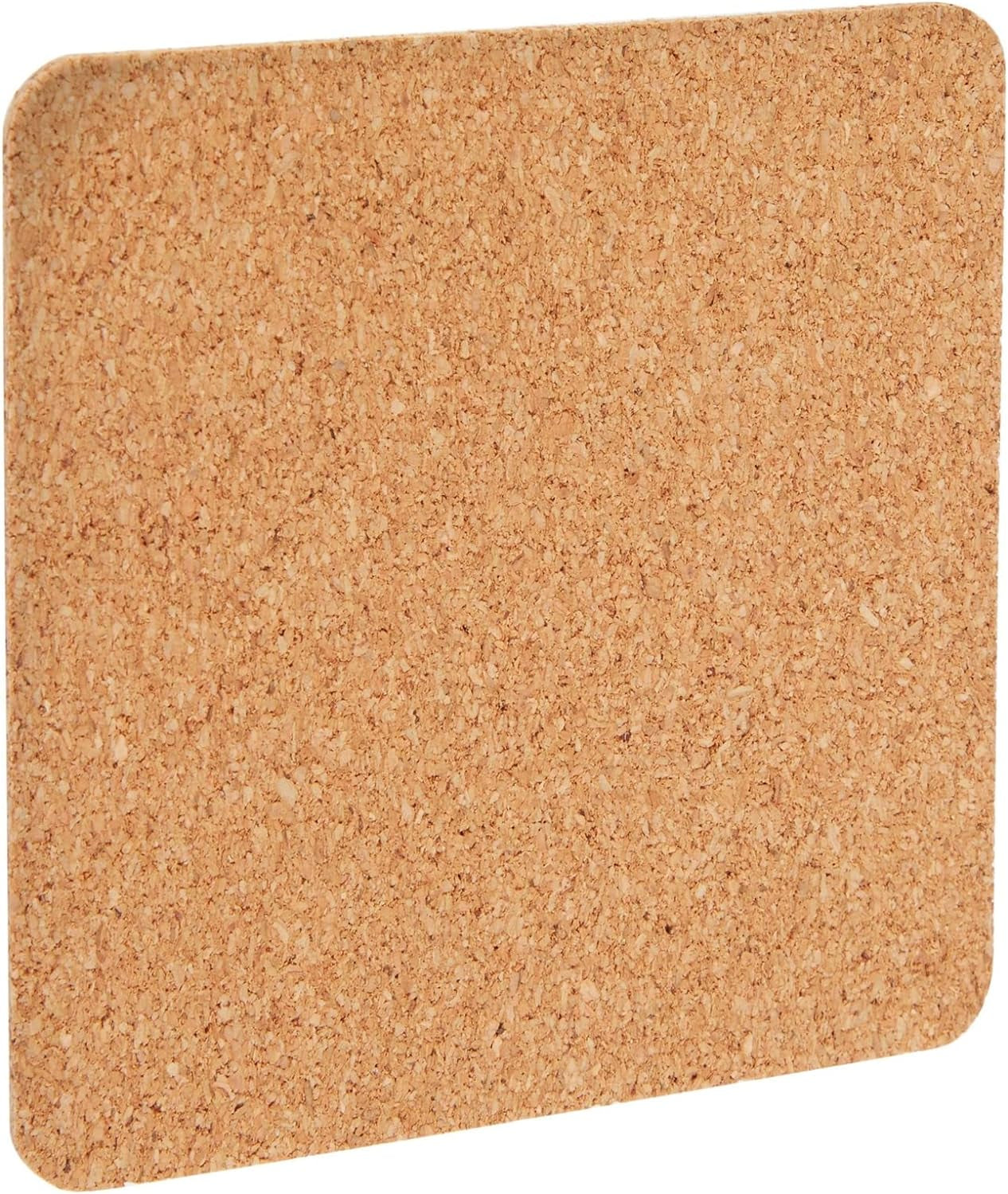 50 Pack Square Self Adhesive Cork Board Backings for DIY Crafts, Projects, Customizable Cork Tiles, Cork Squares for Coasters, Decor (1.5 Mm Thick, 3.7 in Length)