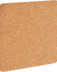50 Pack Square Self Adhesive Cork Board Backings for DIY Crafts, Projects, Customizable Cork Tiles, Cork Squares for Coasters, Decor (1.5 Mm Thick, 3.7 in Length)