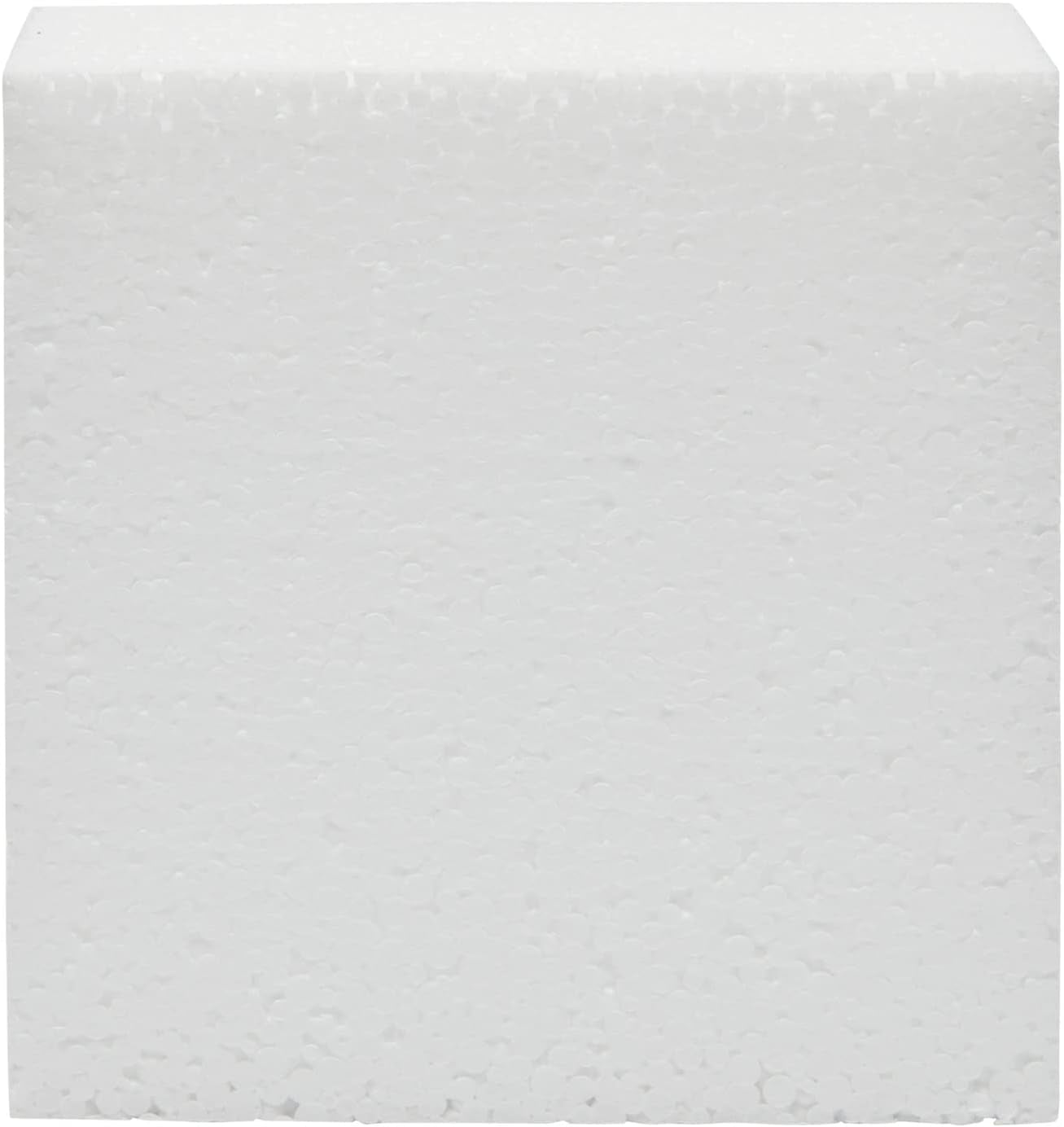 12 Pack Foam Blocks for Crafts, Polystyrene Brick Rectangles for Floral Arrangements, Art Supplies, Holiday Decor (4 X 4 X 2 In, White)