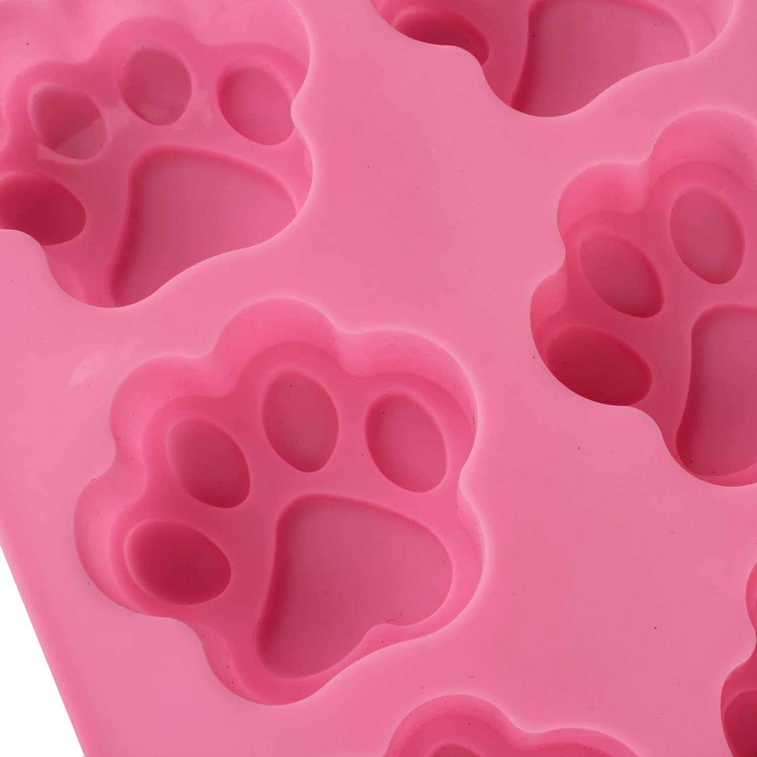 Silicone Molds for Dog Treats Soap Making and Chocolate, Animal Paws, 2 Pack