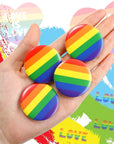 360 Pcs Gay Pride Pins round Rainbow Pinback Buttons 1.5 Inch LGBTQ Pins Rainbow Pins and Buttons LGBT Button Pin for Pride Month Events Parade Activities