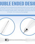 6 Pieces Sewing Machine Cleaning Kit Includes Tweezers Double Headed Lint Brush 4 Pieces Short Screwdriver, Flathead Cross Head Screwdrivers Mini Portable Screwdriver for Repair Machine Sewing Tools