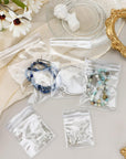 160 Pcs Clear PVC Jewelry Bags Plastic Transparent Jewelry Pouches Rings Earrings Storage Bags anti Tarnish Lock Bags Plastic Small Zipper Bags for Holding Jewelries(5 Sizes)