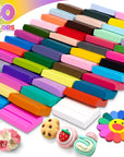 Polymer Clay, 50 Colors Modeling Clay for Kids, Non-Sticky Oven Bake Clay with Sculpting Tools and Accessories, DIY Starter Kits, Christmas Gift for Children and Artists