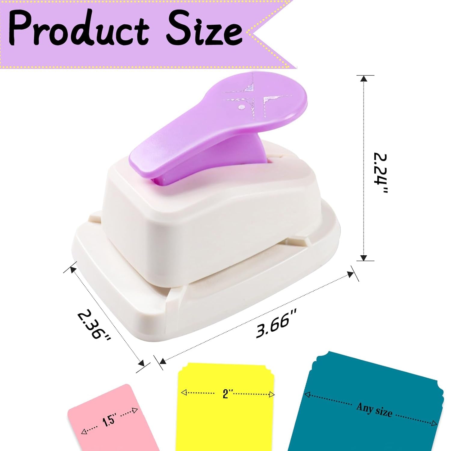 Tag Punch, 3 in 1 Craft Tag Punch, Tag Punches for Paper Crafts, Tag Hole Punch, Gift Tag Paper Punches, Anysize Punch, Tag Maker Punch, Craft Puncher for DIY Projects Card Making