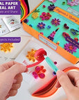 Beginner'S Quilling Kit for Kids and Adults, DIY Craft Kit for Kids and Adults, Paper Quilling Kit for Beginners with Tools, Instructions & Storage Box, Makes 10+ Fun Projects