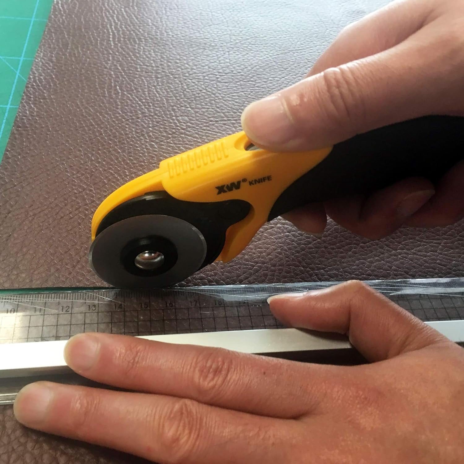 Hobby Knife Set- 45Mm SKS-7 Rotary Cutter and Precision Knife for Art, Quilting and Crafting,12 Bonus Blades