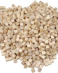 Unfinished Wooden Blocks 1Cm, Pack of 500 Small Wood Cubes for Crafts and DIY Home Decor