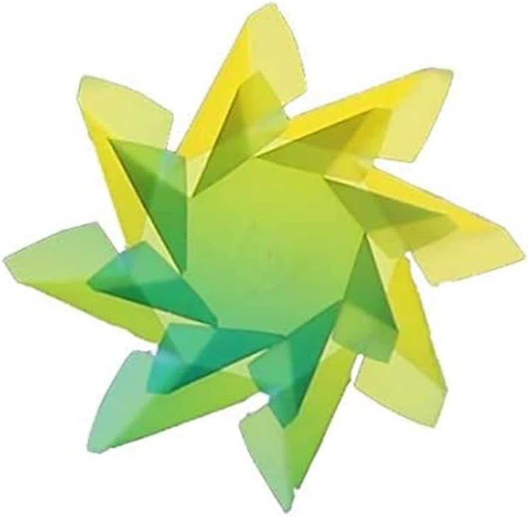 Mercurius Kite Paper 6"X6" Transparent Paper for Art Decorations at Home or School - 100 Colored Paper Sheets Block for Vibrant Origami, DIY Projects and Kids Crafts (11 Assorted Standard Colors)