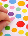 18 Sheets 1512 Pcs Colorful Dot Heart and Star Shape Self Adhesive Stickers, for Scrapbooking and Kid DIY Arts Crafts (Mixed Dots,Hearts,Stars, 18 Sheets)