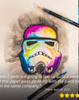 Watercolor Paper Pad 2 Pack - A4 8.3X11.7" - 60 Sheets Total (140Lb/ 300Gsm) - Cold Press Acid Free Art Sketchbook Pad for Painting & Drawing, Wet, Mixed Media