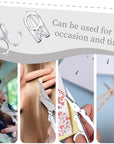 Folding Scissors, 4Pcs Stainless Steel Small Scissors Pocket Portable Foldable Travel Scissors Tiny Mini Craft Cutter