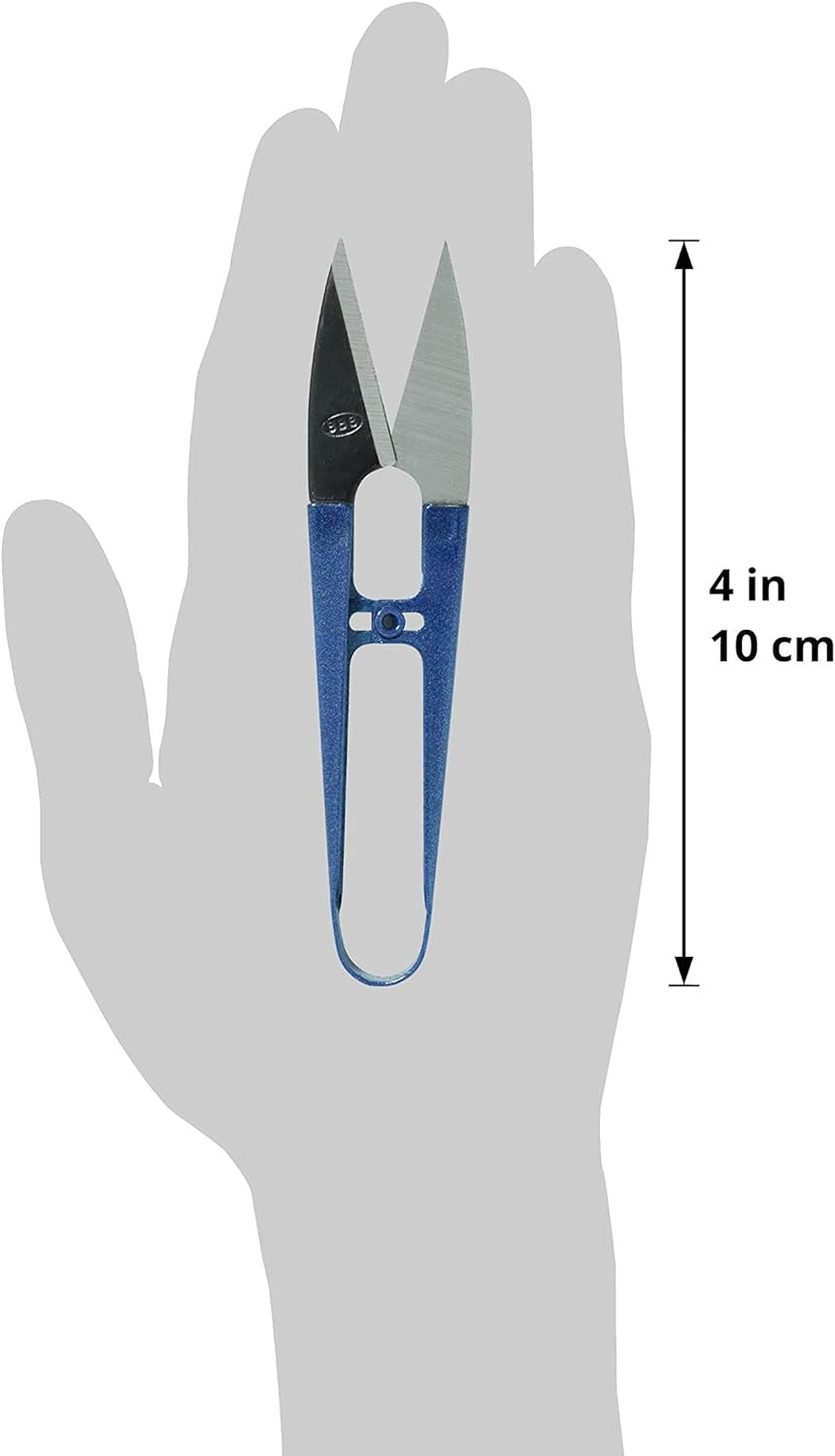 Sewing Scissors (3-Piece Set) High-Carbon Steel Thread, Yarn, Embroidery Clippers | Handheld Snippers for Arts, Crafts, and DIY Projects | Multipurpose Use Navy Blue