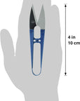 Sewing Scissors (3-Piece Set) High-Carbon Steel Thread, Yarn, Embroidery Clippers | Handheld Snippers for Arts, Crafts, and DIY Projects | Multipurpose Use Navy Blue