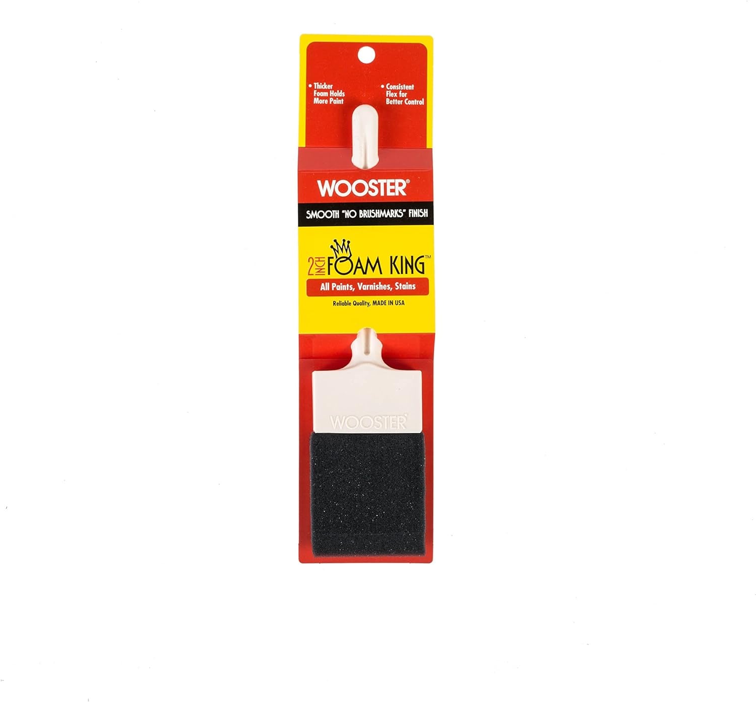 Brush 3103-1 1/2, 1-1/2-Inch 3103-1-1/2 Foam King Paintbrush, White