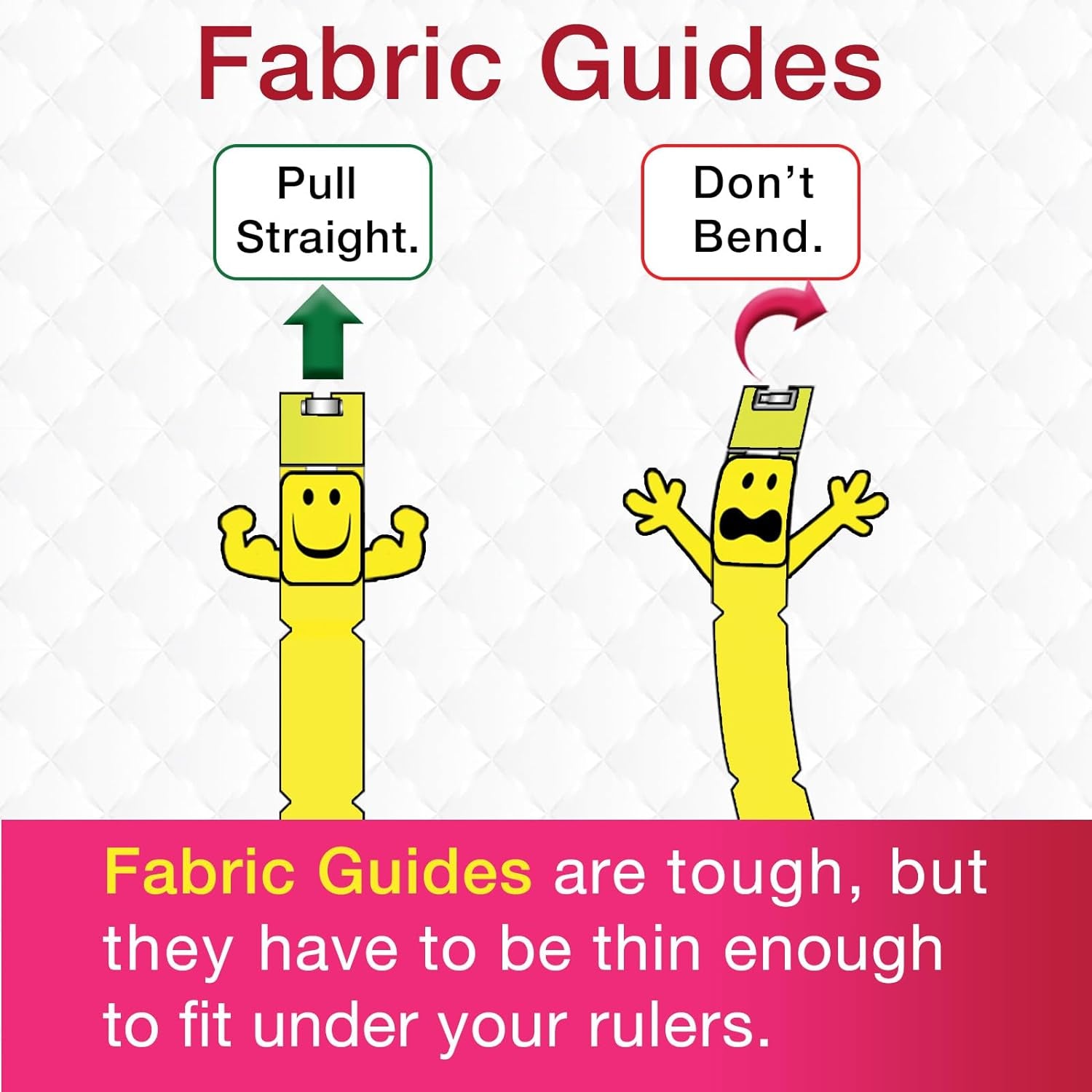 - Quilt Ruler Upgrade Kit - Mistake Proof &amp; Slip Proof Your 12&quot; &amp; 24” Quilt Rulers (Or 12½&quot; &amp; 24½&quot;) - Cut Faster and More Accurately - for Both Right &amp; Left-Handers