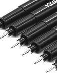 Ultra Fine Tip Pens,Writing Pens,0.25Mm,Fine Point,No Bleed,Art Markers for Drawing,Bible,Manga,6 PCS,70320