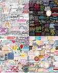 200 PCS Boho Sarcastic Stickers,Funny Stickers for Adults,Snarky, Humorous Quotes Stickers for Water Bottle,Laptop,Phone,Hard Hat,Bumper,Gifts for Adult