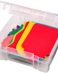 6953AB Clearview 6" X 6" Box Art & Craft Organizer, [1] Plastic Storage Case, Clear