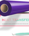 Puff Vinyl Heat Transfer - 12" X 15FT White Puff Vinyl Heat Transfer for T Shirts, White Puff HTV Vinyl Heat Transfer for Cricut & Cameo - Easy to Cut & Weed for Heat Vinyl Design(White)